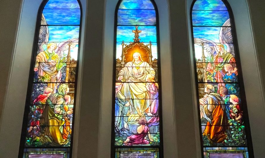 Tiffany Windows at the First Presbyterian Church of Topeka