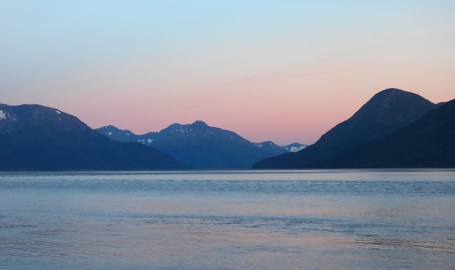 Along the Turnagain Arm in Alaska